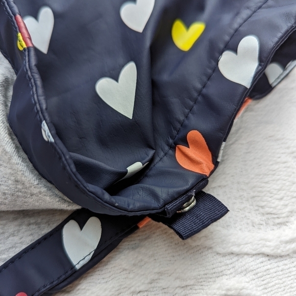 Gymboree║Heart Pattern Rain Poncho║Size 12-18M - Picture 2 of 5